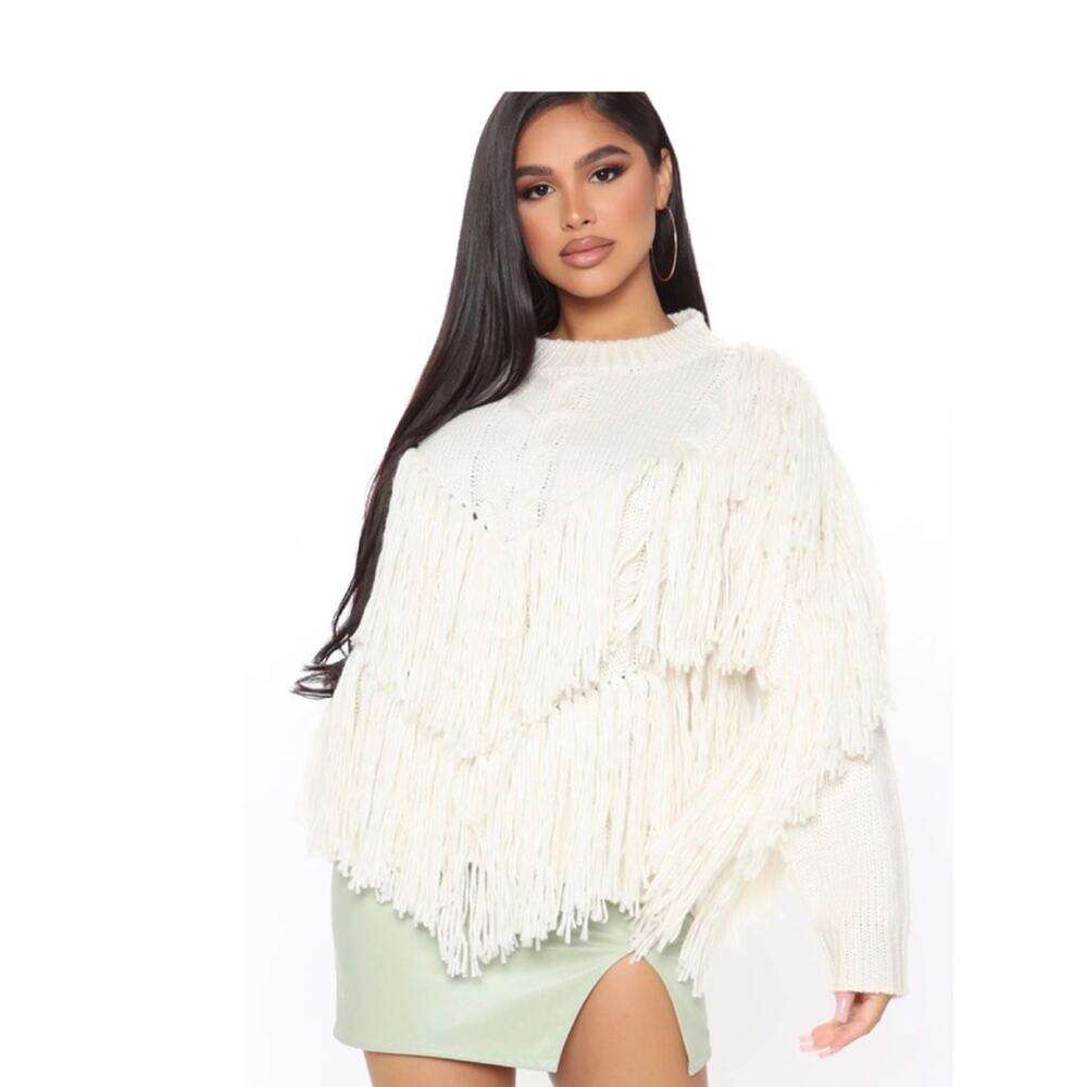 Fashion Nova Fringe Sweater